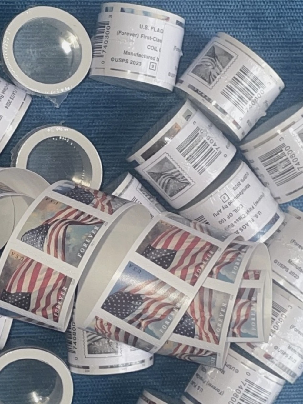 USPS U.S. Flag Forever Stamps Roll - 1000Stamps